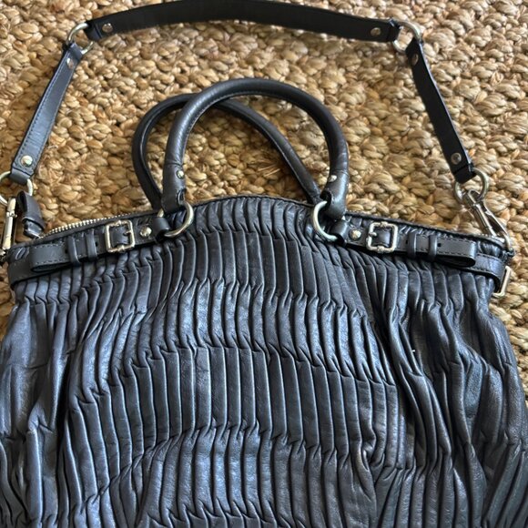 Coach Madison Gathered Leather Sophia Satchel - Picture 6 of 12